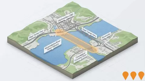 AI impression: Second Kanamaluka/River Tamar Crossing, Transport & Logistics