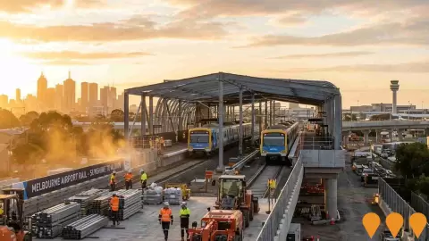 AI impression: Melbourne Airport Rail - Sunshine to Albion Package, Transport & Logistics