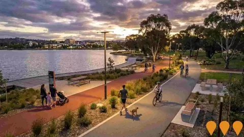 AI impression: Tuggeranong Foreshore Improvements, Communities, Precincts & Urban Renewal