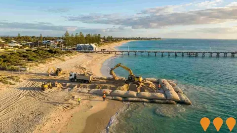 AI impression: West Busselton Coastal Stabilisation, Environmental & Disaster Management