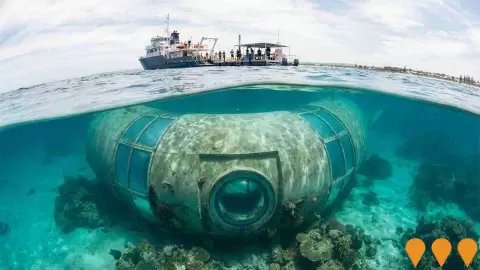 AI impression: Busselton Jetty Marine Discovery Centre, Tourism