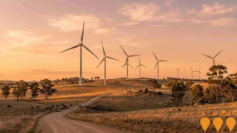 AI impression: Boorolong Wind Farm, Energy