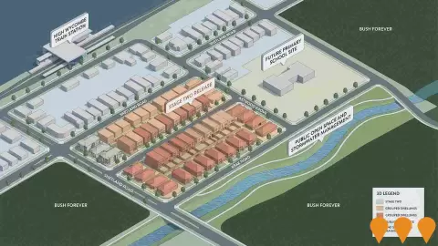 AI impression: METRONET East - High Wycombe Station Precinct, Precincts & Urban Renewal