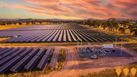 AI impression: Wodonga Solar Farm, Energy