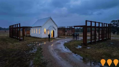 AI impression: The Wired Lab - The Church (Muttama Cultural Tourism Project), Arts & Culture