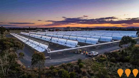 AI impression: Mars Wodonga Solar Thermal Plant, Energy