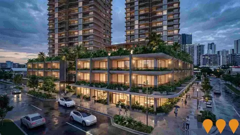 AI impression: SOL by Walker - Maroochydore City Centre, Communities
