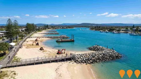 AI impression: Pelican Foreshore Stabilisation Project, Environmental & Disaster Management