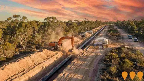 AI impression: Kurri Kurri Lateral Pipeline (KKLP) and Storage Project, Energy