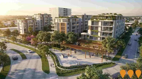 AI impression: Holsworthy Local Centre Mixed-Use Development, Communities, Precincts & Urban Renewal