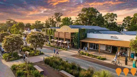 AI impression: City of Busselton Local Planning Scheme No. 22, Communities, Precincts & Urban Renewal