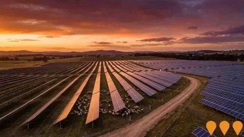 AI impression: Frasers Solar Farm, Energy