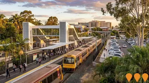 AI impression: Loganlea Station and Park 'n' Ride Relocation, Transport & Logistics