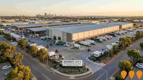 AI impression: Market City Wholesale Fresh Produce Market, Energy