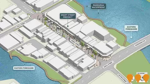 AI impression: Smart Street Precinct Upgrade and Activation, Communities, Precincts & Urban Renewal