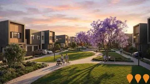 AI impression: Marian's Mana Urban Village, Communities, Precincts & Urban Renewal