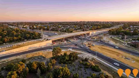 AI impression: Wanneroo Road and Joondalup Drive Interchange, Transport & Logistics
