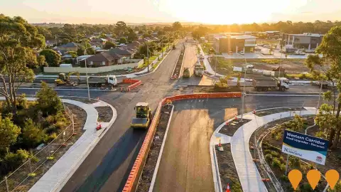AI impression: Western Corridor Road Upgrades - Longworth Avenue and Minmi Road, Transport & Logistics