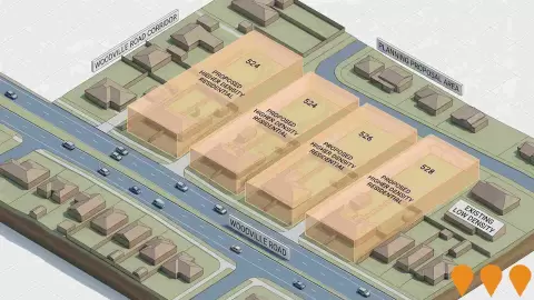 AI impression: Woodville Road Corridor Planning Proposal, Precincts & Urban Renewal