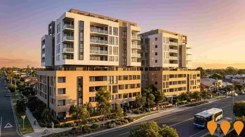 AI impression: Ingleburn Town Centre Transformation Project, Communities, Precincts & Urban Renewal