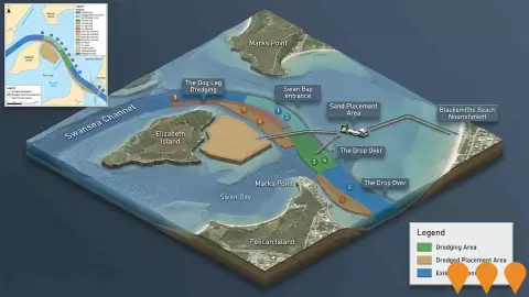 AI impression: Swansea Channel Dredging and Sand Transfer System, Transport & Logistics
