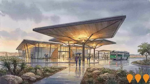 AI impression: Yanchep Station Precinct, Transport & Logistics