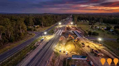 AI impression: Beerburrum to Nambour Rail Upgrade Stage 1, Transport & Logistics