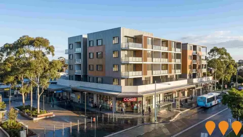 AI impression: West Ryde Urban Village - Central Square, Precincts & Urban Renewal