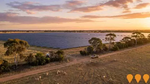 AI impression: Daroobalgie Solar Farm, Energy