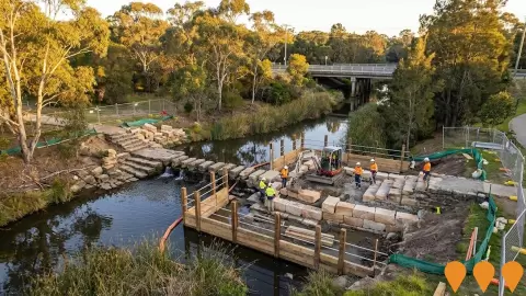 AI impression: Salt Pan Creek Channel Repairs, Environmental & Disaster Management