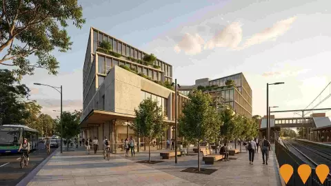 AI impression: Turramurra Community Hub, Precincts & Urban Renewal