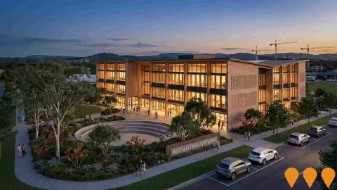AI impression: Hinterland Gateway Community Hub, Communities, Precincts & Urban Renewal