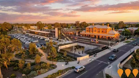 AI impression: Wangaratta Station Precinct Redevelopment, Transport & Logistics