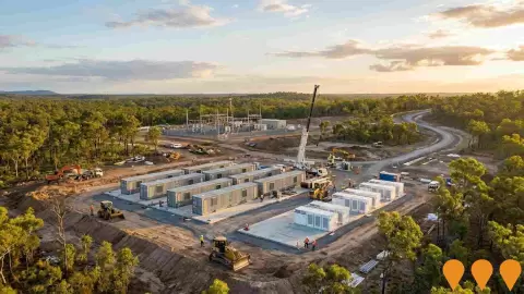 AI impression: Hughes Road Battery Energy Storage System (BESS), Energy
