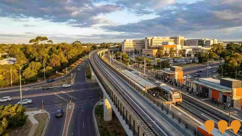 AI impression: Flinders Link Rail Extension, Transport & Logistics