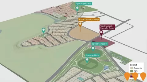 AI impression: True North Estate, Communities