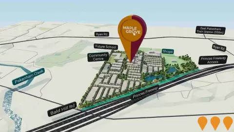 AI impression: Maple Grove Estate, Communities, Precincts & Urban Renewal