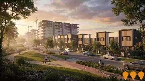 AI impression: Altrove, Communities, Precincts & Urban Renewal