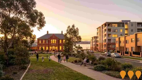 AI impression: Windermere Bay Precinct, Communities, Precincts & Urban Renewal
