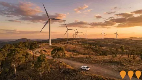 AI impression: Karma Wind Farm (near Ingham), Energy