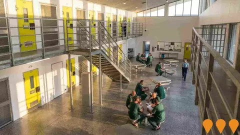 AI impression: Clarence Correctional Centre, National Security