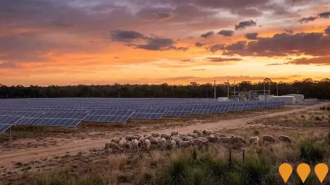 AI impression: Griffith Solar Farm, Energy