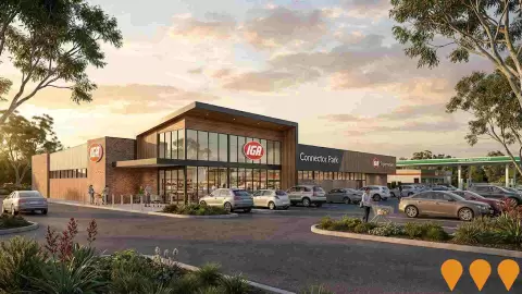 AI impression: Kings Meadows IGA Supermarket, Retail