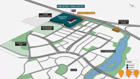 AI impression: Kingsford Town Centre, Precincts & Urban Renewal