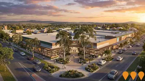 AI impression: Muswellbrook Marketplace Redevelopment, Retail