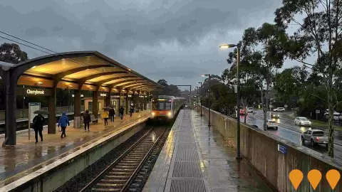 AI impression: Cherrybrook Metro Station (Completed Infrastructure), Transport & Logistics