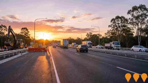 AI impression: Pacific Motorway (M1) Upgrades, Transport & Logistics