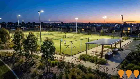 AI impression: Holyoake Parade Reserve, Manor Lakes, Sports & Recreation