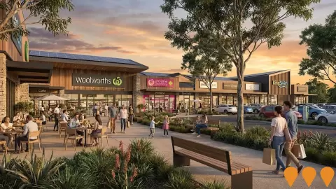 AI impression: East Village Sunbury, Retail