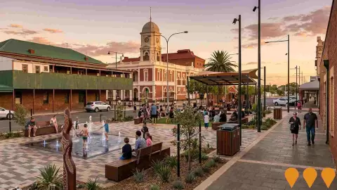 AI impression: Kalgoorlie City Centre (St Barbara's Square) Revitalisation, Communities, Precincts & Urban Renewal